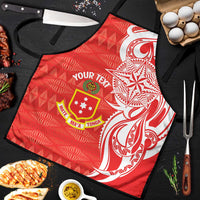 Personalised Kolisi Tonga Apron Mate Maa Tonga Ngatu Pattern - Polynesian Pride