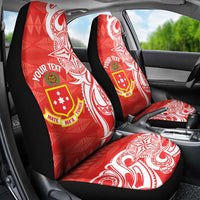 Personalised Kolisi Tonga Car Seat Cover Mate Maa Tonga Ngatu Pattern - Polynesian Pride