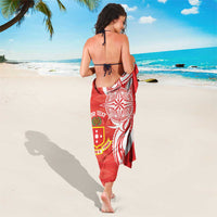 Personalised Kolisi Tonga Sarong Mate Maa Tonga Ngatu Pattern - Polynesian Pride