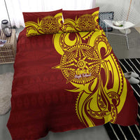 Personalised Tonga High School Bedding Set THS Tongan Ngatu Pattern - Polynesian Pride