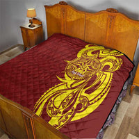 Personalised Tonga High School Quilt THS Tongan Ngatu Pattern - Polynesian Pride