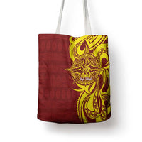Personalised Tonga High School Tote Bag THS Tongan Ngatu Pattern - Polynesian Pride