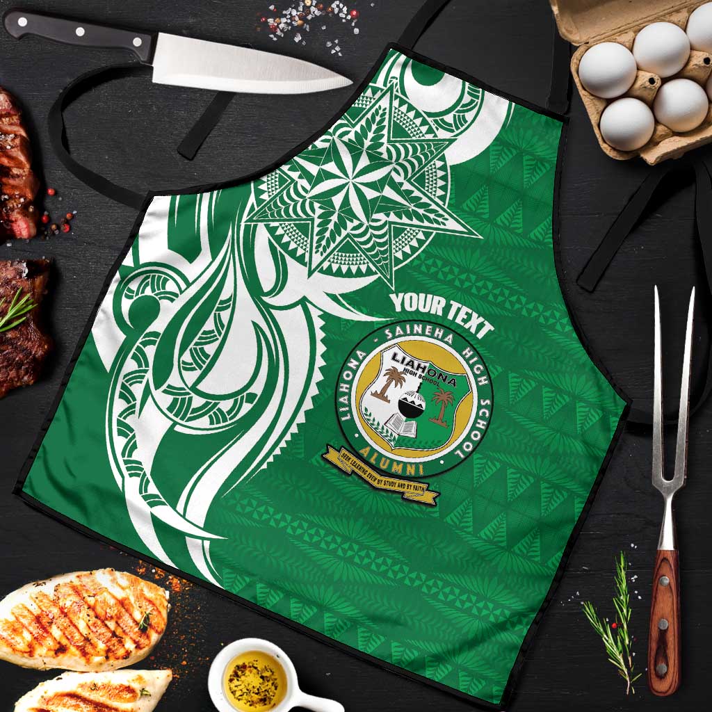 Personalised Liahona - Saineha High School Apron Tongan Ngatu Pattern - Polynesian Pride
