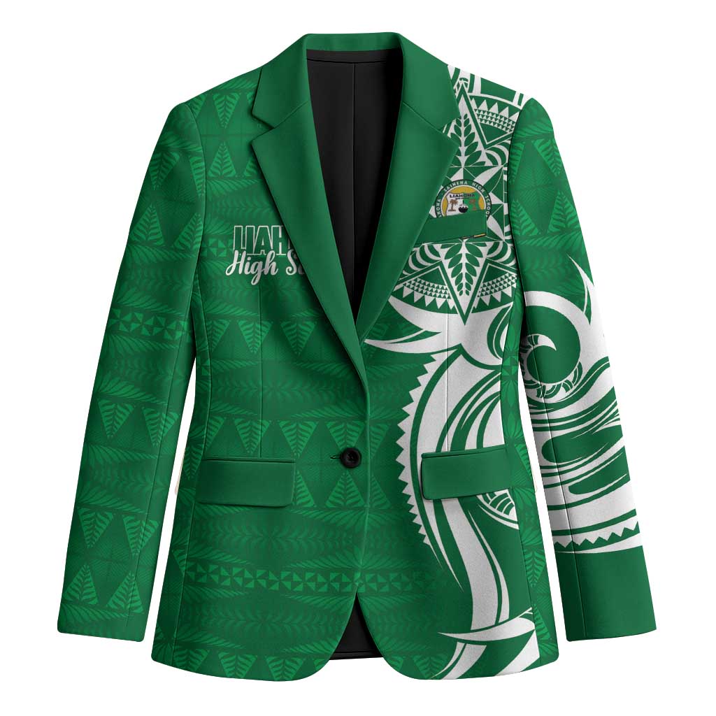 Personalised Liahona - Saineha High School Blazer Tongan Ngatu Pattern - Polynesian Pride