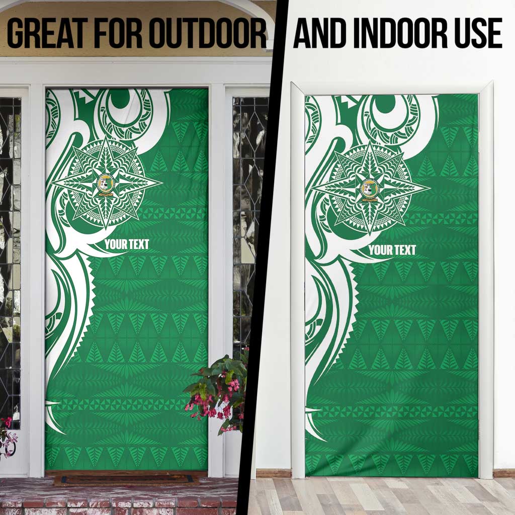 Personalised Liahona - Saineha High School Door Cover Tongan Ngatu Pattern - Polynesian Pride