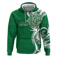 Personalised Liahona - Saineha High School Hoodie Tongan Ngatu Pattern - Polynesian Pride