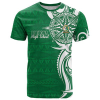 Personalised Liahona - Saineha High School T Shirt Tongan Ngatu Pattern - Polynesian Pride