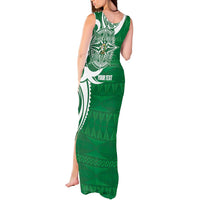 Personalised Liahona - Saineha High School Tank Maxi Dress Tongan Ngatu Pattern - Polynesian Pride