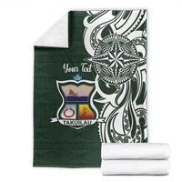 Personalised Tonga Takuilau College Blanket Est 1975 Tongan Ngatu Pattern - Polynesian Pride