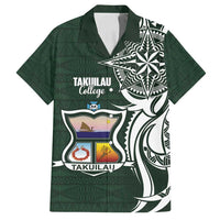 Personalised Tonga Takuilau College Family Matching Puletasi and Hawaiian Shirt Est 1975 Tongan Ngatu Pattern - Polynesian Pride