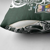 Personalised Tonga Takuilau College Pillow Cover Est 1975 Tongan Ngatu Pattern - Polynesian Pride