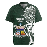 Personalised Tonga Takuilau College Rugby Jersey Est 1975 Tongan Ngatu Pattern - Polynesian Pride