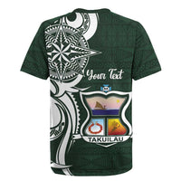 Personalised Tonga Takuilau College Rugby Jersey Est 1975 Tongan Ngatu Pattern - Polynesian Pride