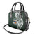 Personalised Tonga Takuilau College Shoulder Handbag Est 1975 Tongan Ngatu Pattern - Polynesian Pride