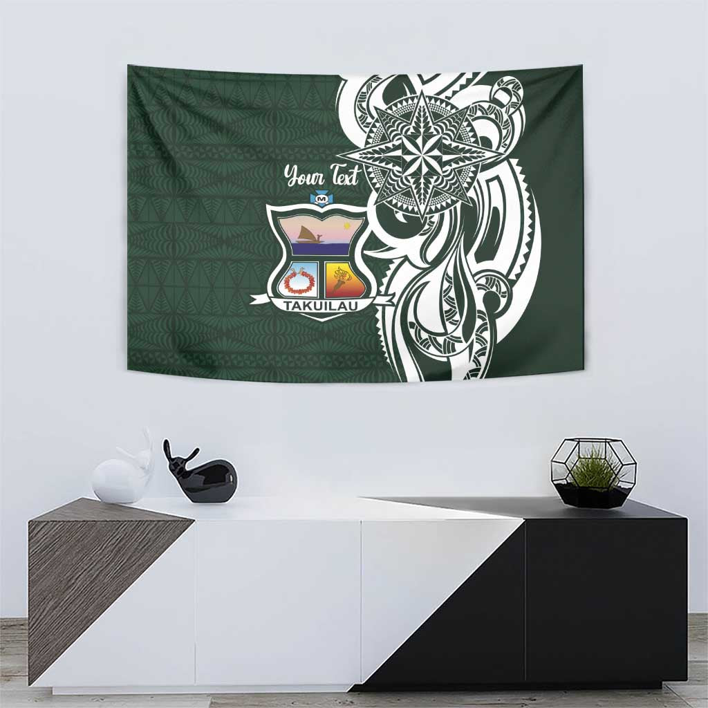 Personalised Tonga Takuilau College Tapestry Est 1975 Tongan Ngatu Pattern - Polynesian Pride