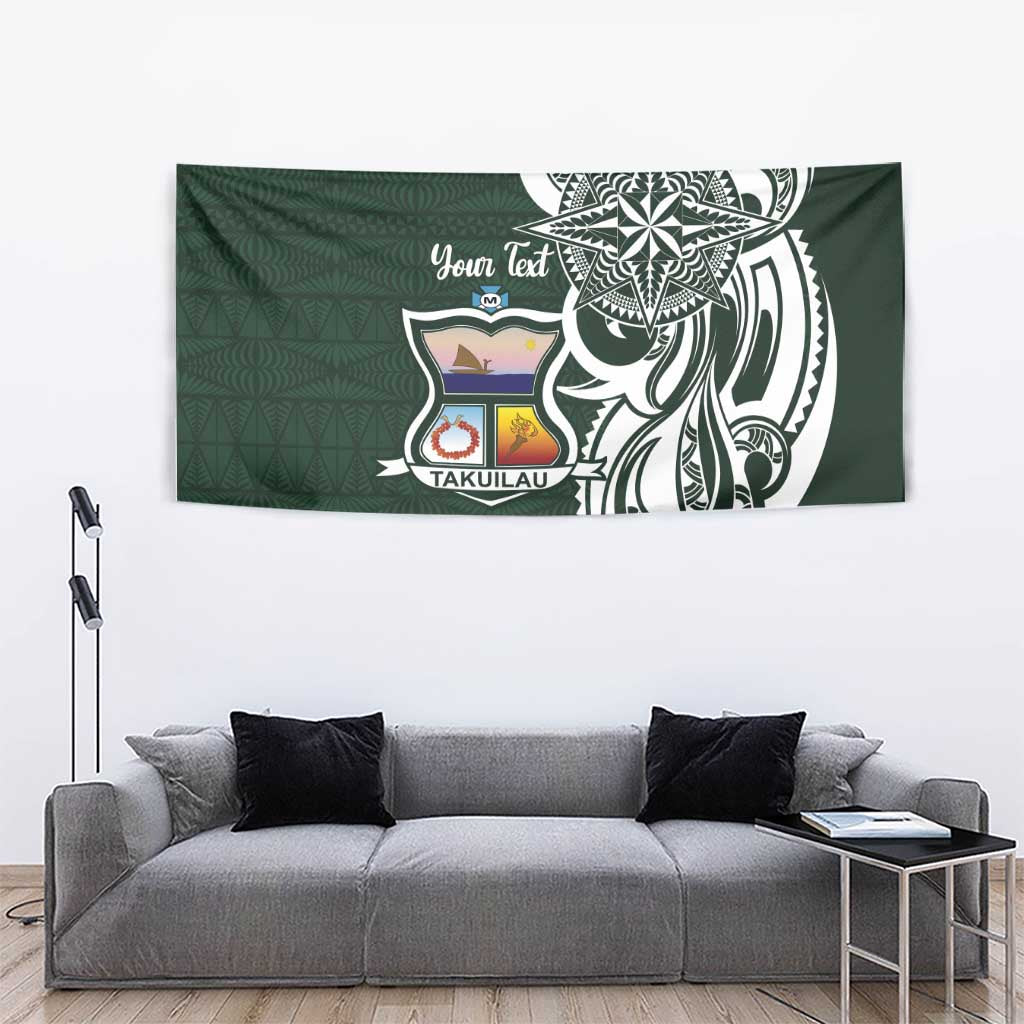 Personalised Tonga Takuilau College Tapestry Est 1975 Tongan Ngatu Pattern - Polynesian Pride