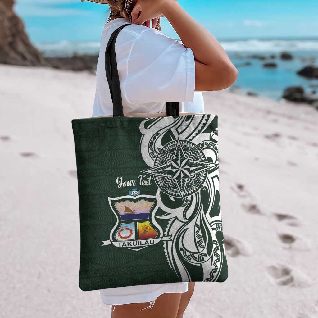 Personalised Tonga Takuilau College Tote Bag Est 1975 Tongan Ngatu Pattern - Polynesian Pride