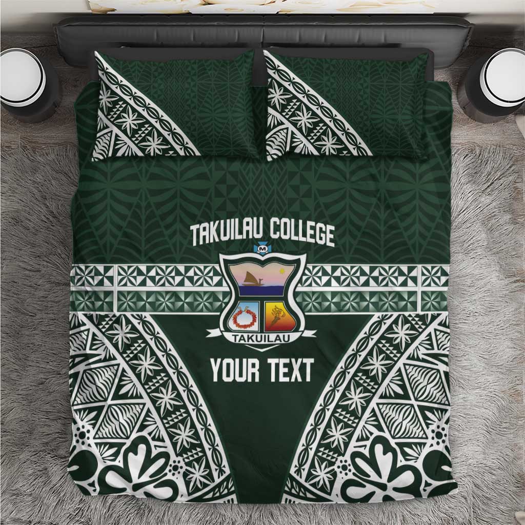 Personalised Tonga Takuilau College Bedding Set 50th Anniversary Ngatu Kupesi - Polynesian Pride