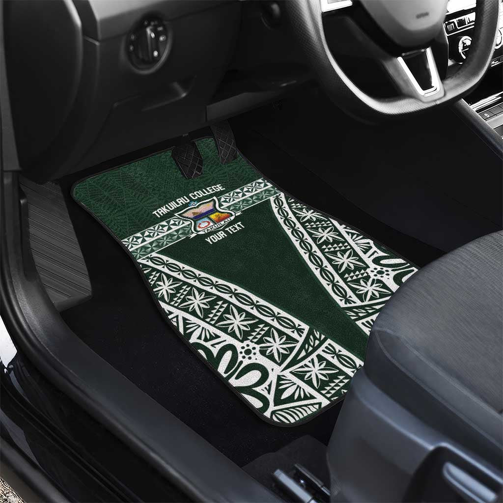Personalised Tonga Takuilau College Car Mats 50th Anniversary Ngatu Kupesi - Polynesian Pride