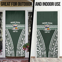 Personalised Tonga Takuilau College Door Cover 50th Anniversary Ngatu Kupesi - Polynesian Pride