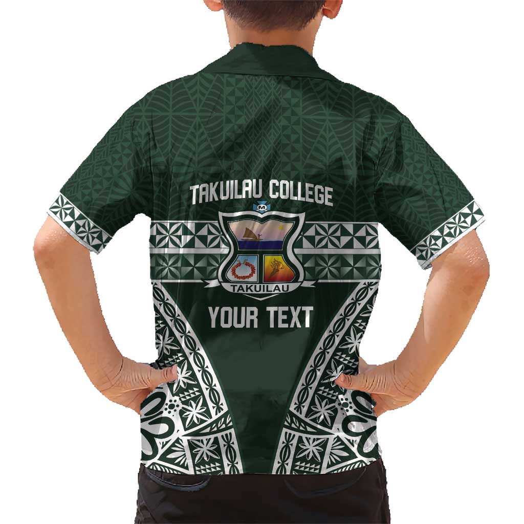 Personalised Tonga Takuilau College Hawaiian Shirt 50th Anniversary Ngatu Kupesi - Polynesian Pride