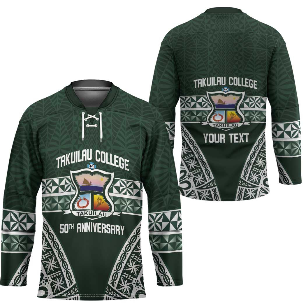 Personalised Tonga Takuilau College Hockey Jersey 50th Anniversary Ngatu Kupesi - Polynesian Pride