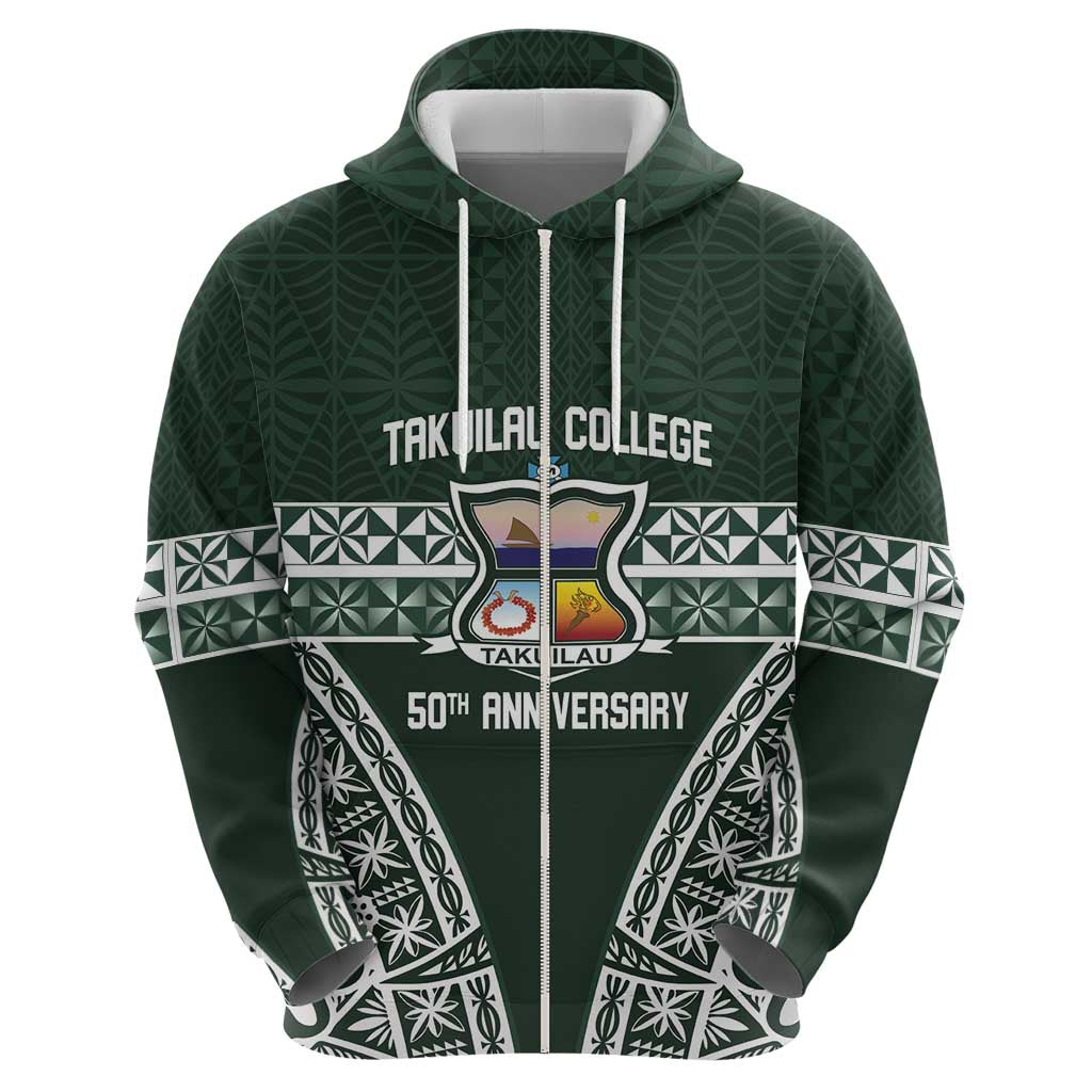 Personalised Tonga Takuilau College Hoodie 50th Anniversary Ngatu Kupesi - Polynesian Pride