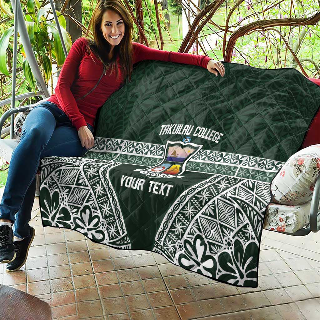 Personalised Tonga Takuilau College Quilt 50th Anniversary Ngatu Kupesi - Polynesian Pride