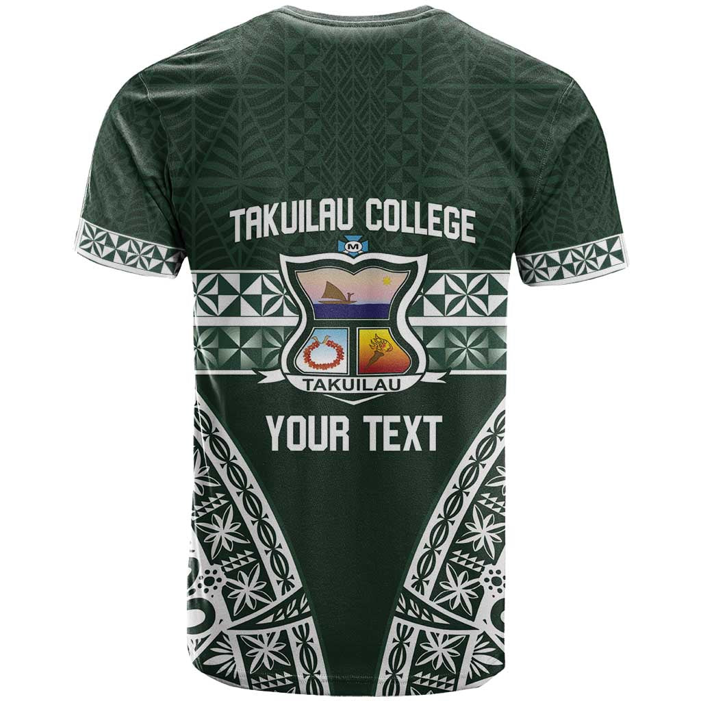 Personalised Tonga Takuilau College T Shirt 50th Anniversary Ngatu Kupesi - Polynesian Pride