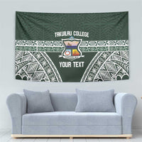 Personalised Tonga Takuilau College Tapestry 50th Anniversary Ngatu Kupesi - Polynesian Pride