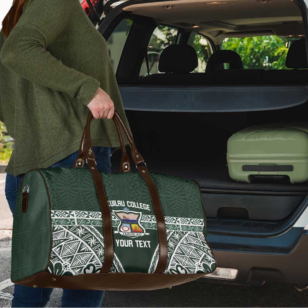 Personalised Tonga Takuilau College Travel Bag 50th Anniversary Ngatu Kupesi - Polynesian Pride