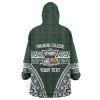 Personalised Tonga Takuilau College Wearable Blanket Hoodie 50th Anniversary Ngatu Kupesi - Polynesian Pride