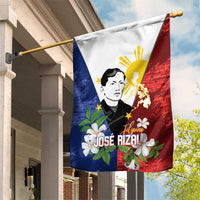 Philippines Rizal Day Garden Flag Filipino Sampaguita Grunge Style - Polynesian Pride