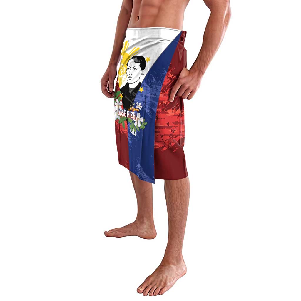 Philippines Rizal Day Lavalava Filipino Sampaguita Grunge Style - Polynesian Pride