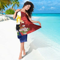 Philippines Rizal Day Sarong Filipino Sampaguita Grunge Style - Polynesian Pride