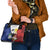Philippines Rizal Day Shoulder Handbag Filipino Sampaguita Grunge Style - Polynesian Pride