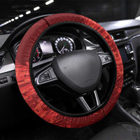 Philippines Rizal Day Steering Wheel Cover Filipino Sampaguita Grunge Style - Polynesian Pride