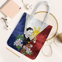 Philippines Rizal Day Tote Bag Filipino Sampaguita Grunge Style - Polynesian Pride