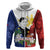 Philippines Rizal Day Zip Hoodie Filipino Sampaguita Grunge Style - Polynesian Pride