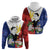 Philippines Rizal Day Zip Hoodie Filipino Sampaguita Grunge Style - Polynesian Pride