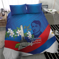 Philippines Rizal Day Bedding Set Filipino Motto Stella Polynesian Pattern - Polynesian Pride