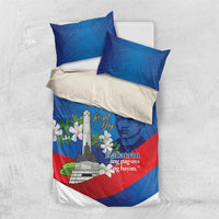 Philippines Rizal Day Bedding Set Filipino Motto Stella Polynesian Pattern - Polynesian Pride