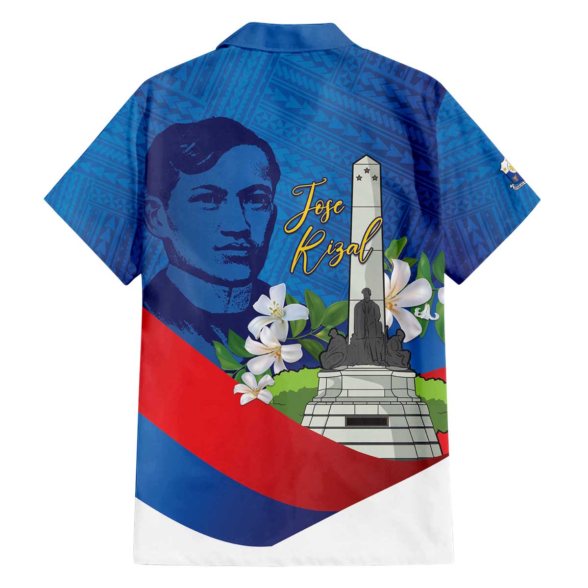 Philippines Rizal Day Family Matching Off The Shoulder Long Sleeve Dress and Hawaiian Shirt Filipino Motto Stella Polynesian Pattern - Polynesian Pride