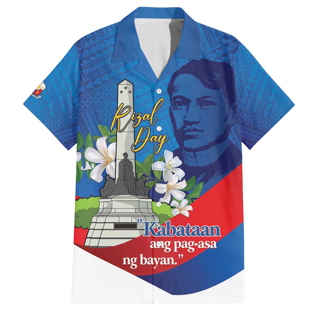 Philippines Rizal Day Family Matching Off Shoulder Maxi Dress and Hawaiian Shirt Filipino Motto Stella Polynesian Pattern - Polynesian Pride