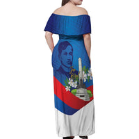Philippines Rizal Day Family Matching Off Shoulder Maxi Dress and Hawaiian Shirt Filipino Motto Stella Polynesian Pattern - Polynesian Pride