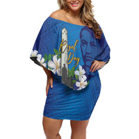 Philippines Rizal Day Family Matching Off Shoulder Short Dress and Hawaiian Shirt Filipino Motto Stella Polynesian Pattern - Polynesian Pride