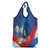 Philippines Rizal Day Grocery Bag Filipino Motto Stella Polynesian Pattern - Polynesian Pride