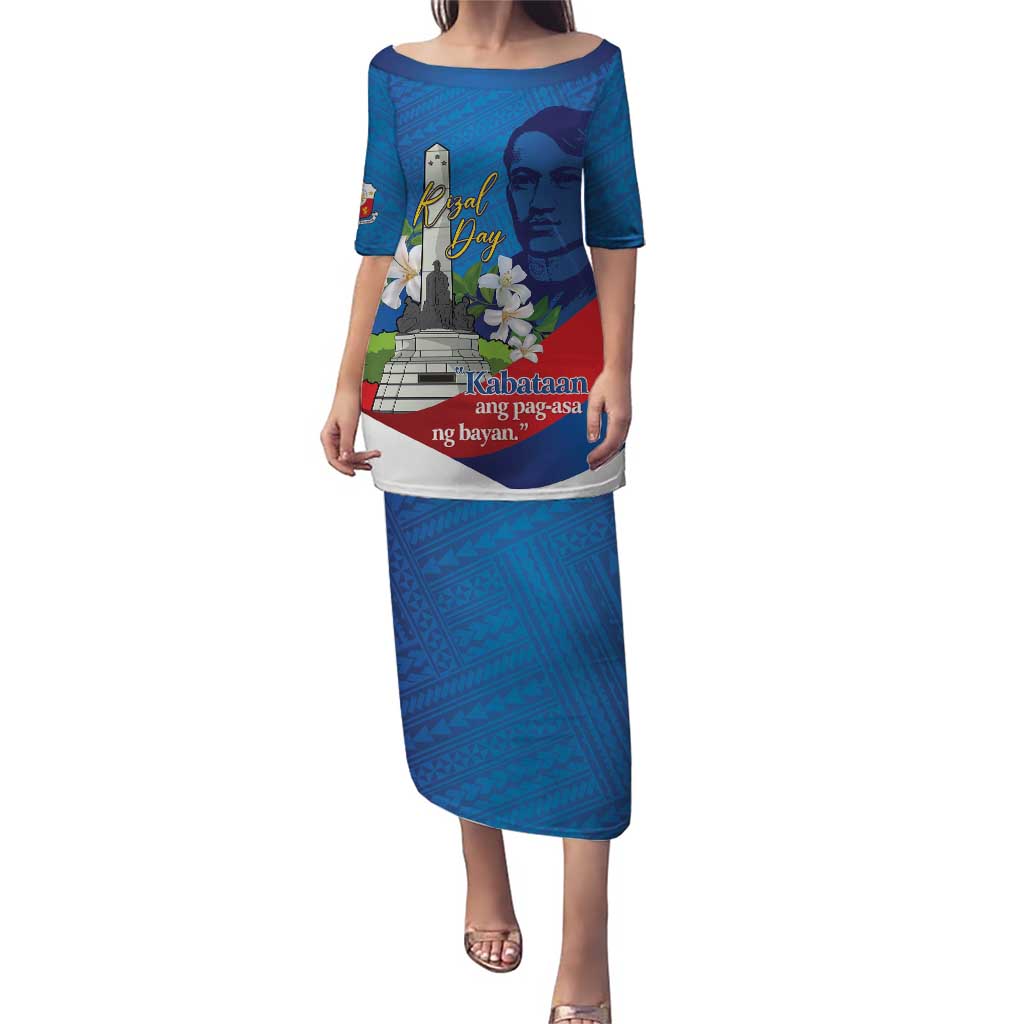 Philippines Rizal Day Puletasi Filipino Motto Stella Polynesian Pattern - Polynesian Pride