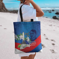 Philippines Rizal Day Tote Bag Filipino Motto Stella Polynesian Pattern - Polynesian Pride