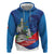 Philippines Rizal Day Zip Hoodie Filipino Motto Stella Polynesian Pattern - Polynesian Pride